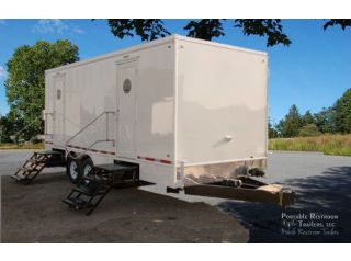 portable bathroom trailer for outdoors