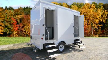 2 Station Shower Trailer with Sinks | Affordable Advantage Series - 3 Season Package