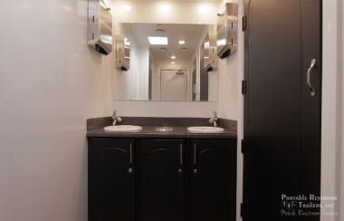 6 Station Portable Restroom Trailer | Classic Series