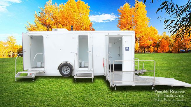 ADA restroom trailers support construction