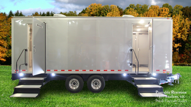 2 Station Lease to Own Trailer Outside