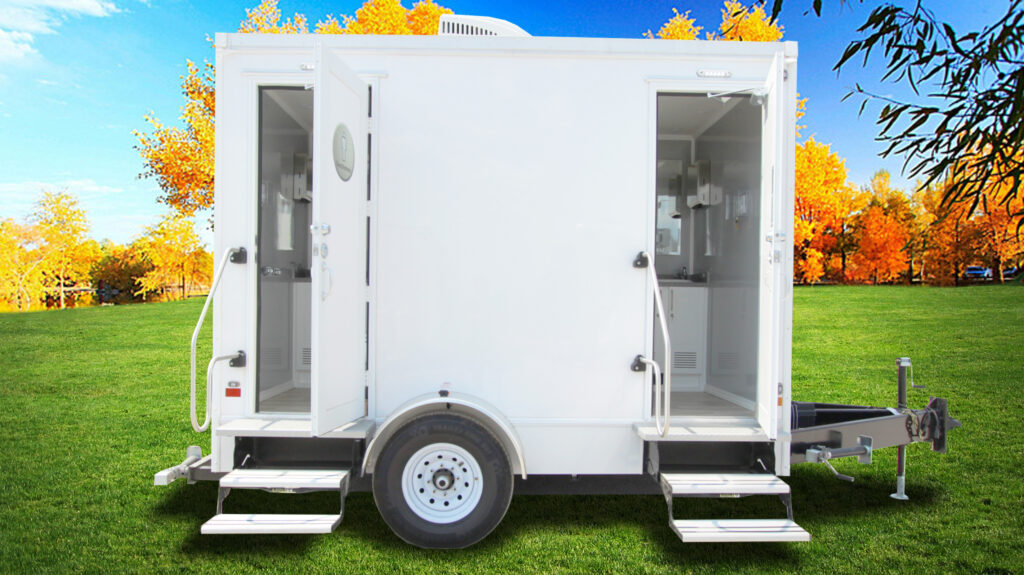 affordable advantage bathroom trailer