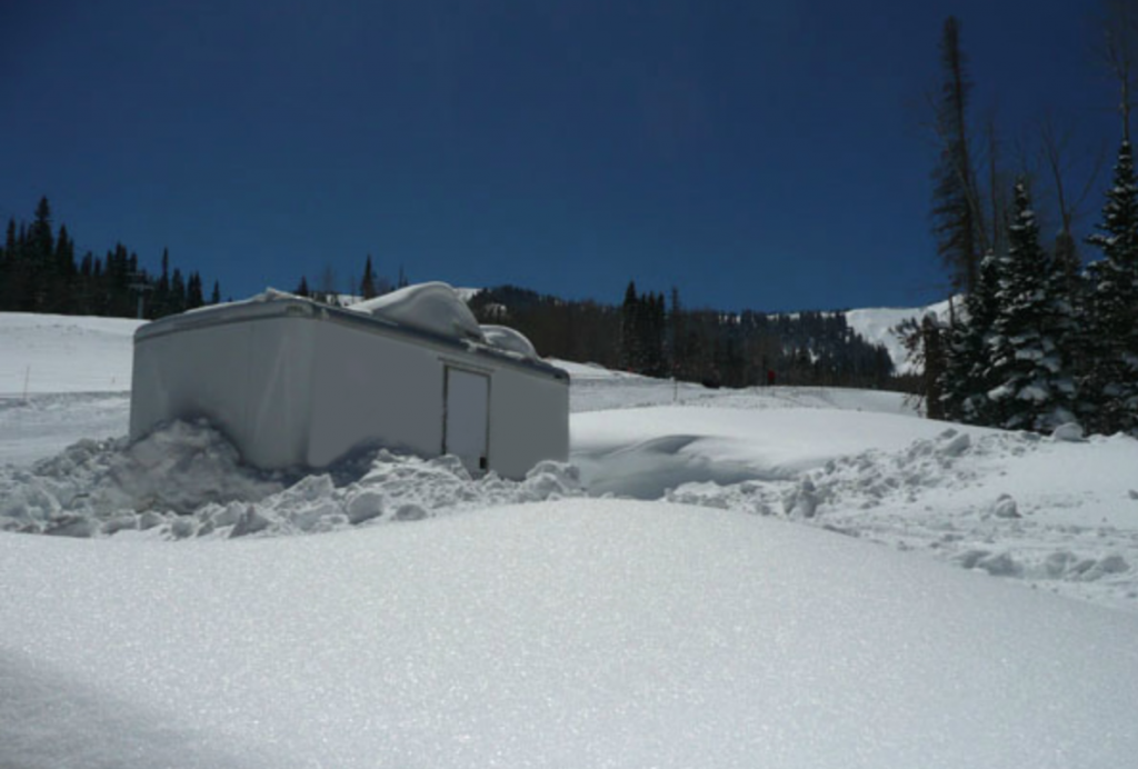 restroom trailers in the winter